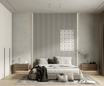 Wabi-sabi Style Bedroom-ID:885999216