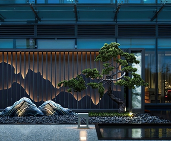 New Chinese Style Courtyard/landscape-ID:183507923