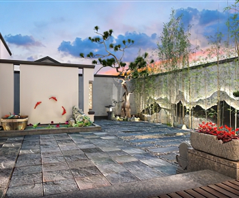 New Chinese Style Courtyard/landscape-ID:168365967