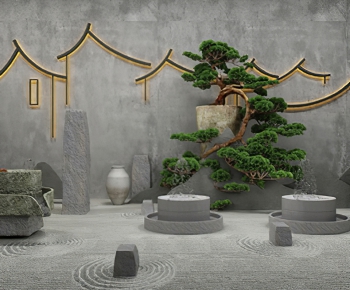 New Chinese Style Garden-ID:120698937