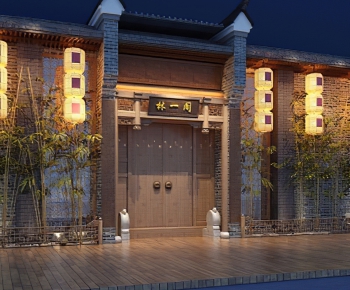 Chinese Style Facade Element-ID:707535034