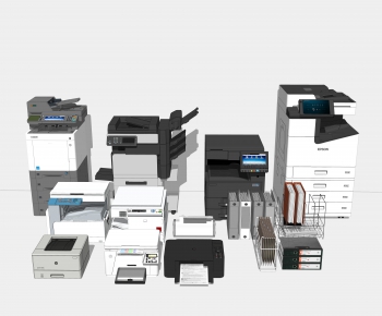 现代打印机、复印机、办公设备、办公用品-ID:745873937