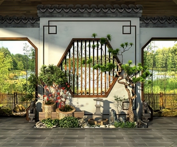 Chinese Style Garden-ID:194931093