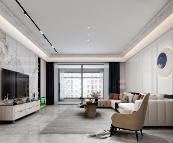 Modern A Living Room-ID:431699044