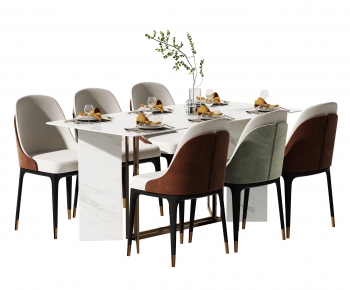 Modern Dining Table And Chairs-ID:543163066