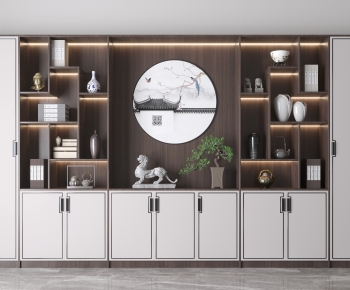 New Chinese Style Bookcase-ID:620637892