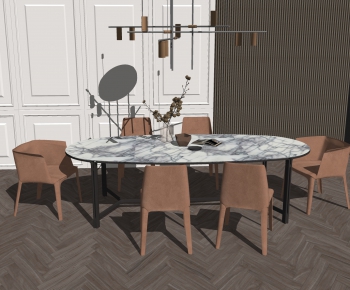 Modern Dining Table And Chairs-ID:270519029