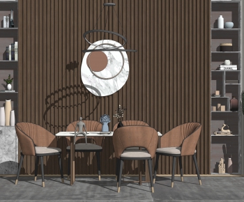 Modern Dining Table And Chairs-ID:496500021