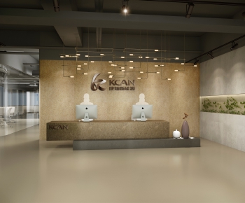 Modern Office Reception Desk-ID:146034006