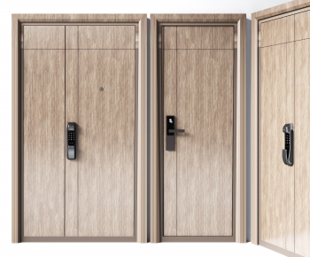 Modern Unequal Double Door-ID:206285957
