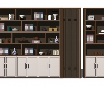 New Chinese Style Bookcase-ID:661827095