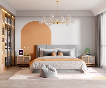 Nordic Style Bedroom-ID:481954102