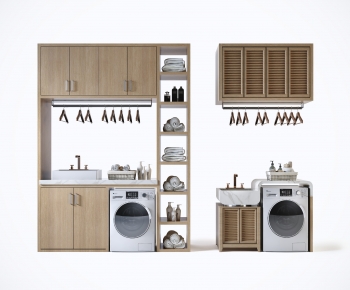 Modern Laundry Cabinet-ID:355534085