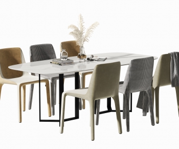 Modern Dining Table And Chairs-ID:968512061