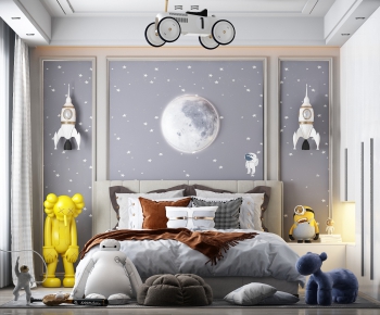 Simple European Style Children's Room-ID:551515106