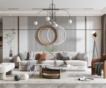 Modern A Living Room-ID:902128933