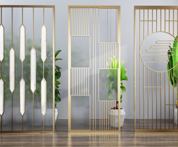 Modern Metal Screen Partition-ID:970282087