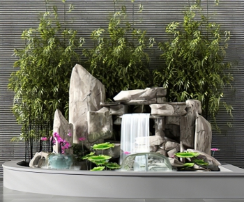 New Chinese Style Garden-ID:390886076