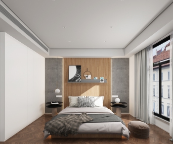 Simple European Style Bedroom-ID:760984907