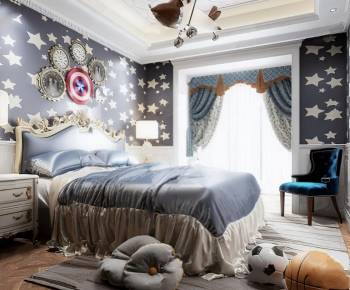 European Style Girl's Room Daughter's Room-ID:419388065