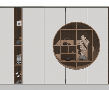 New Chinese Style Bookcase-ID:337373975