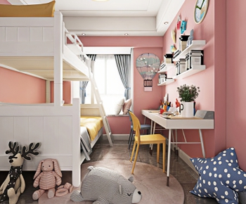 Nordic Style Girl's Room Daughter's Room-ID:567435981