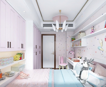 Nordic Style Girl's Room Daughter's Room-ID:964076043