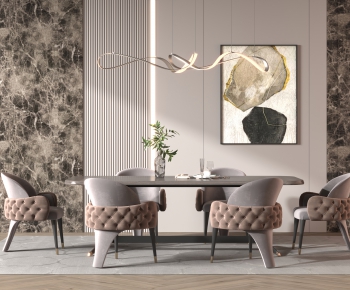 Modern Dining Table And Chairs-ID:196568973