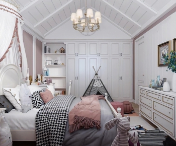 American Style Bedroom-ID:406789065