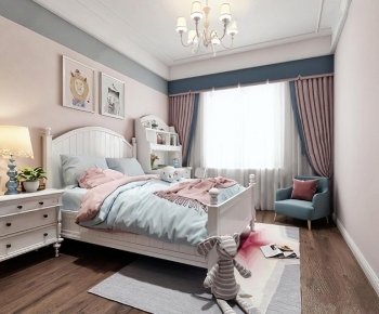 American Style Girl's Room Daughter's Room-ID:829978944