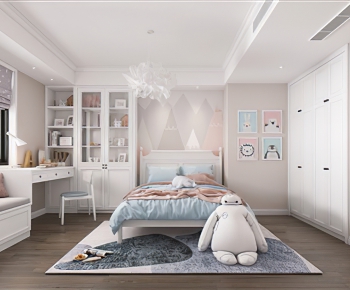 Nordic Style Girl's Room Daughter's Room-ID:568144082