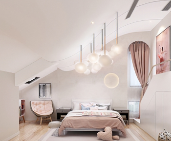 Nordic Style Girl's Room Daughter's Room-ID:709173929