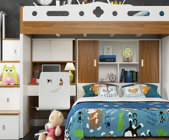 Nordic Style Child's Bed-ID:896106005