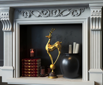 European Style Fireplace-ID:449541091