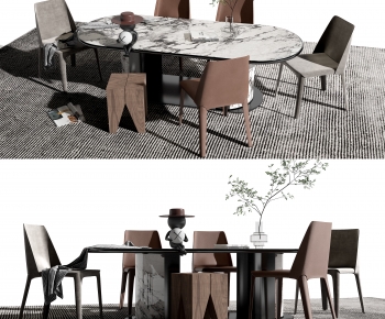 Modern Dining Table And Chairs-ID:978189953