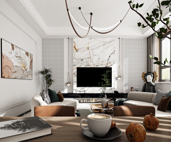 Modern A Living Room-ID:580287933