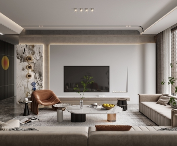 Modern A Living Room-ID:224719019