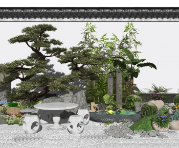 New Chinese Style Garden-ID:521404036