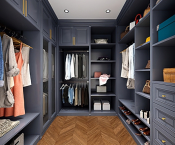 Simple European Style Clothes Storage Area-ID:898540079