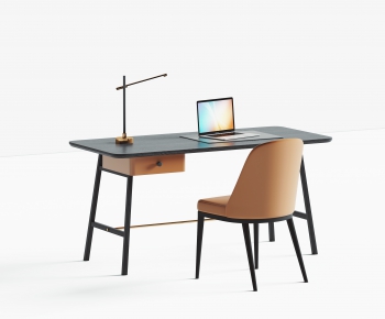 Modern Computer Desk And Chair-ID:319921977