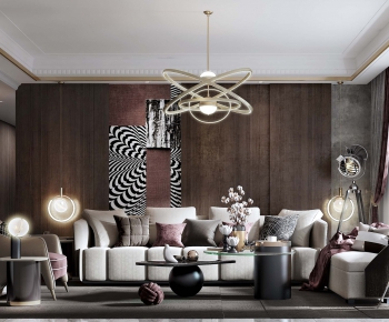 Modern A Living Room-ID:397161962