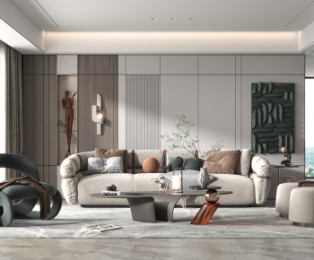 Modern A Living Room-ID:304584986