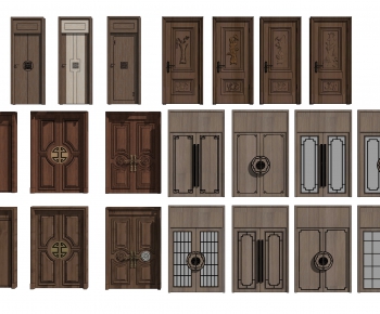 New Chinese Style Door-ID:280502081