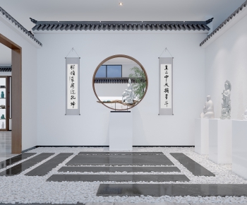 New Chinese Style Exhibition Hall-ID:969850065