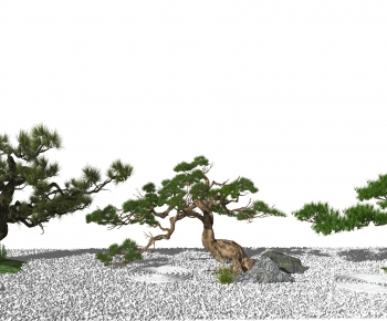 新中式景观松树小品-ID:324608093