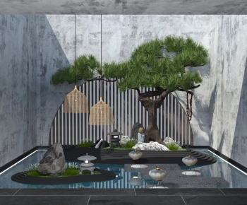 New Chinese Style Garden-ID:711619946