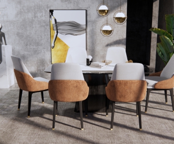 Modern Dining Table And Chairs-ID:865382916