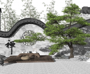 New Chinese Style Garden-ID:722029287