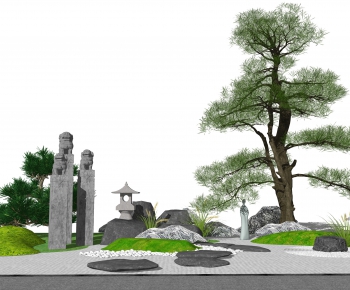 New Chinese Style Garden-ID:870964057