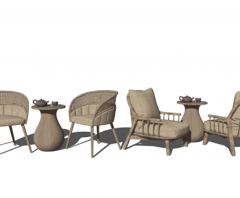 New Chinese Style Lounge Chair-ID:871478087